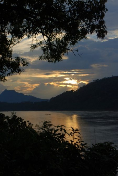 Luang Prabang, Sunset on the Mekong river