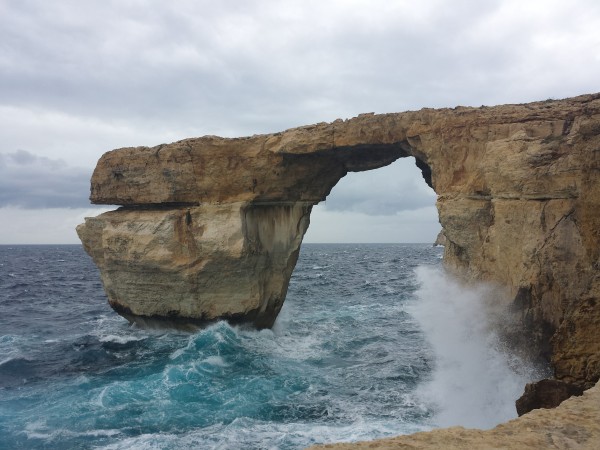 Malta in winter: the famous 'Azure window' in Gozo