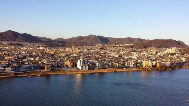 The view from Inuyama castle (photo by Patrick Colgan 2015)